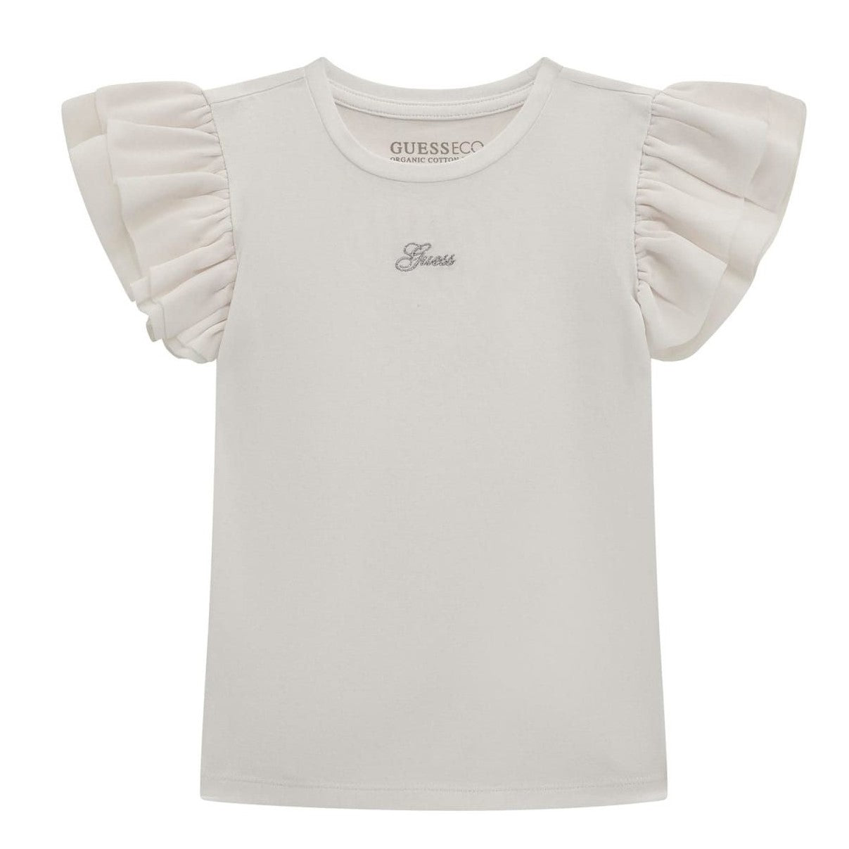 Guess - White Top with Open Sleeves