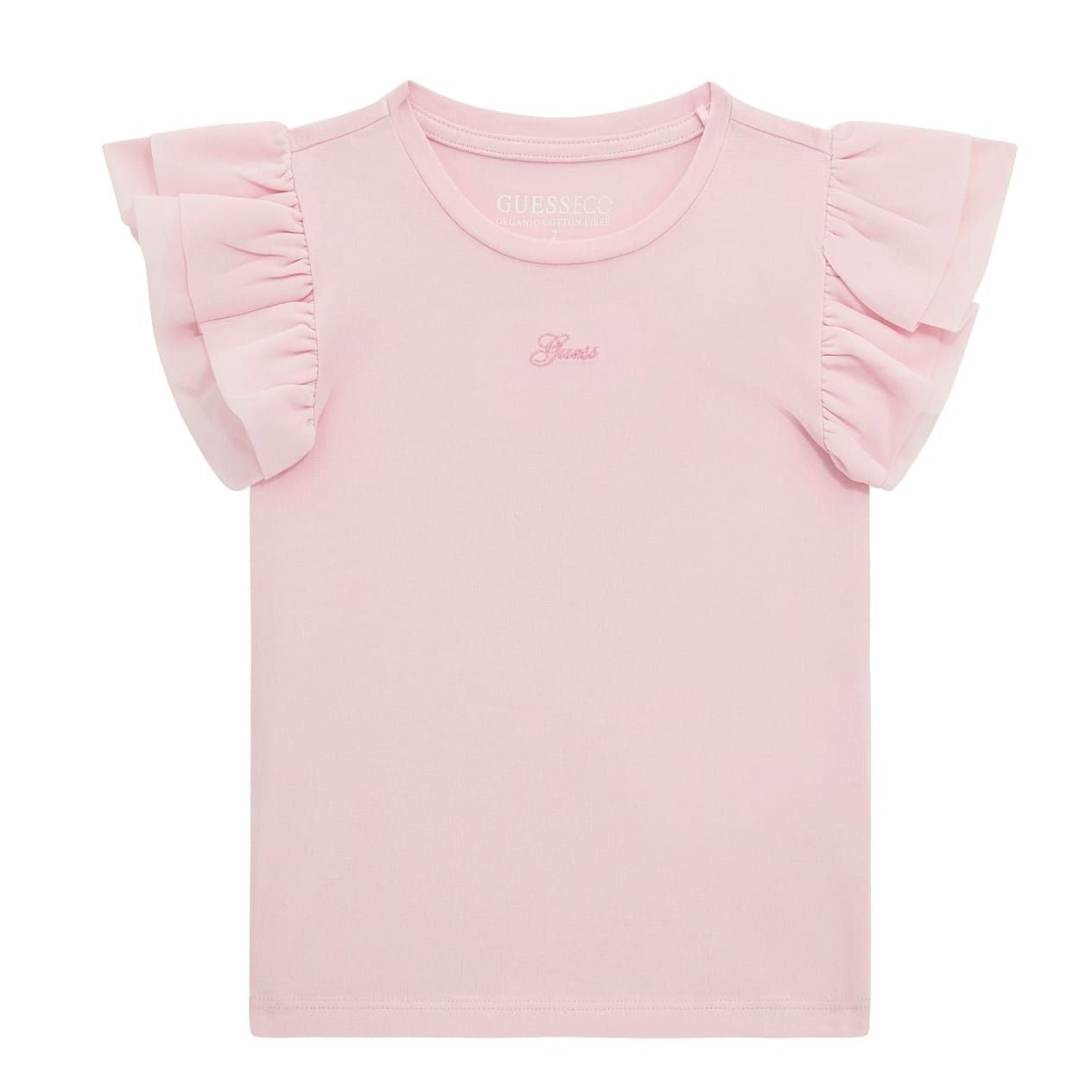 Guess - Pink Top with Open Sleeves