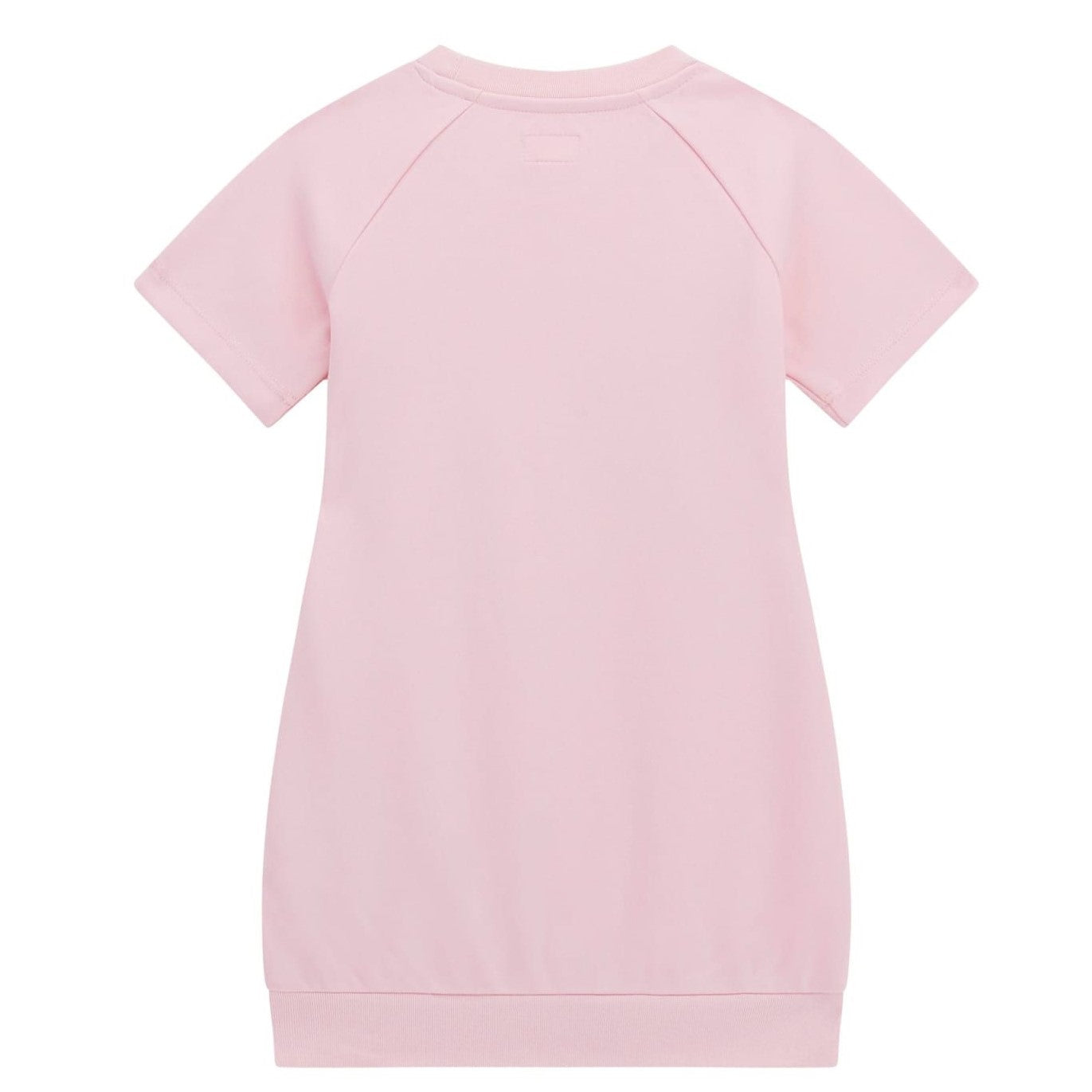 Guess - Pink Cotton Dress With a Hearty