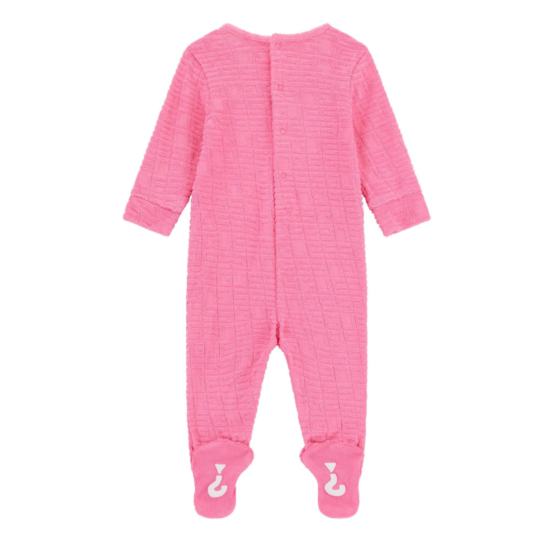 Guess - Pink Cotton Baby Grow