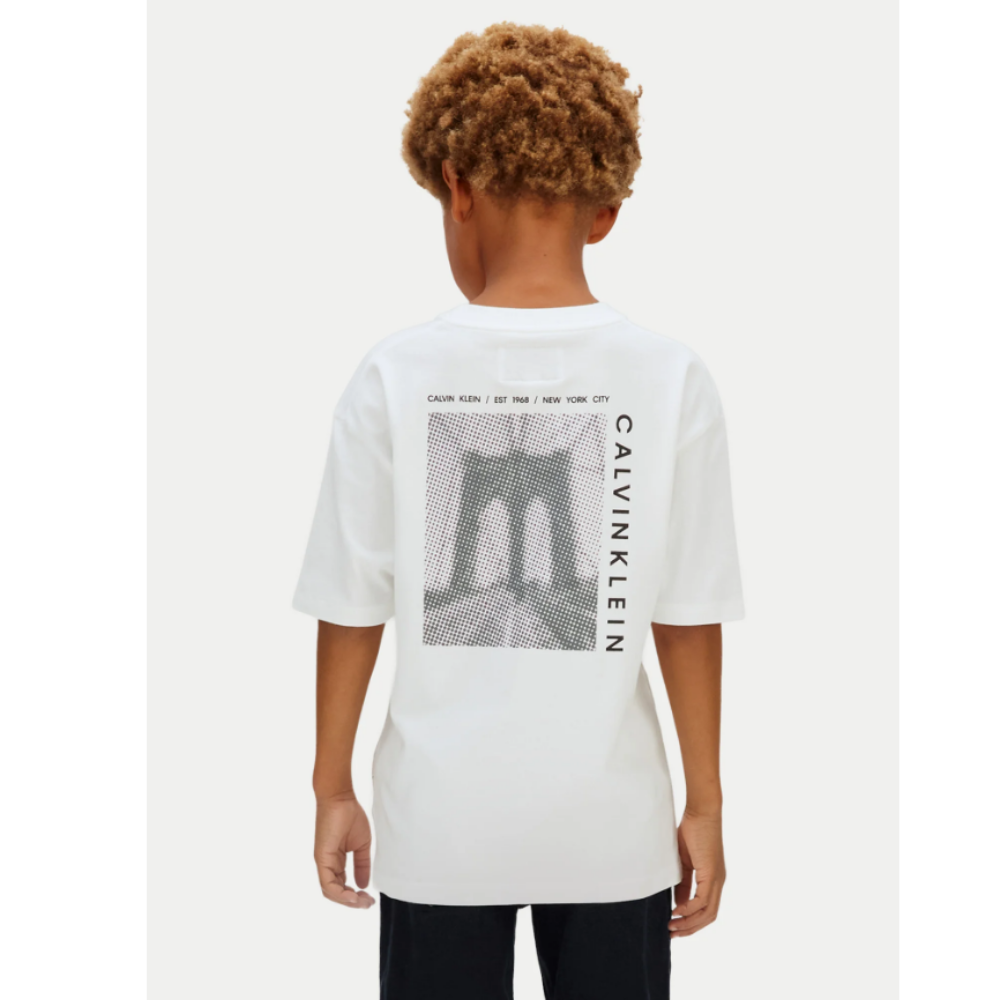 Calvin Klein - White Bridge Logo Top