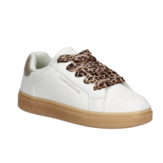 Tommy Hilfiger - White Leopard  Sneakers