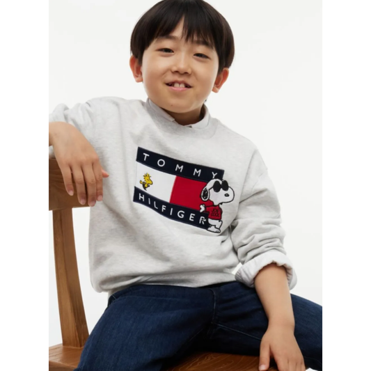 Tommy Hilfiger - Unisex Snoopy Grey Sweatshirt