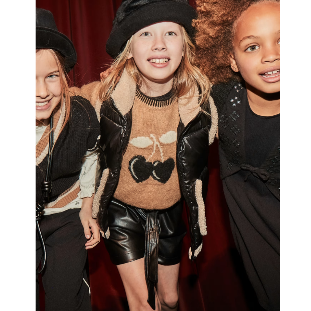 Mayoral - Black Shiny Leather Short