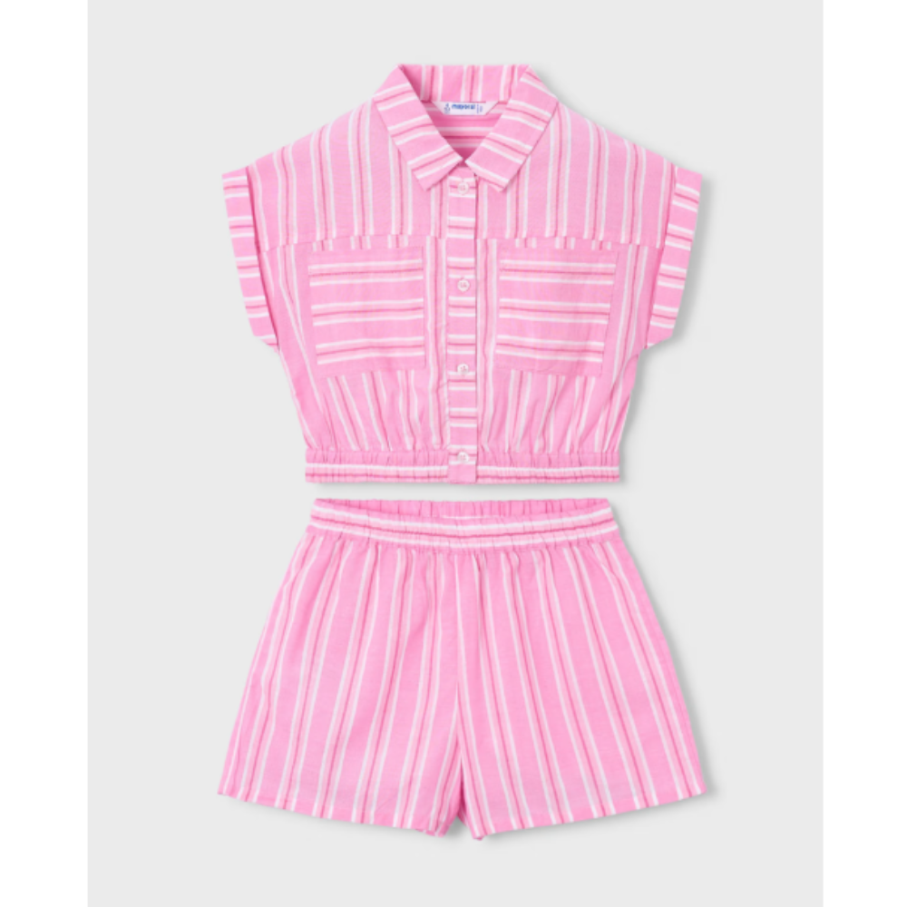 Mayoral - Shirt Style Pink Set