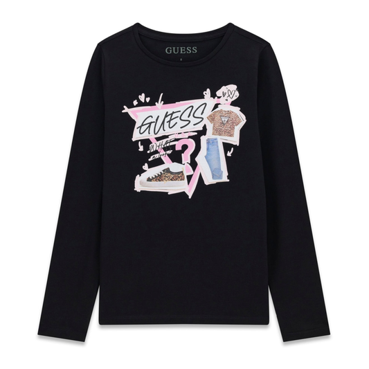 Guess - Black Street Style Top