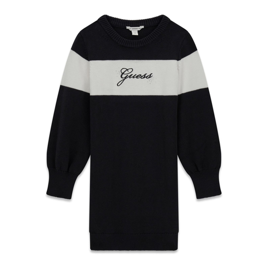 Guess - Black and White Knitted Dress