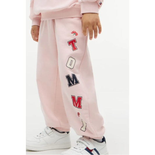 Tommy Hilfiger - Pink Tommy Cotton Trackpant