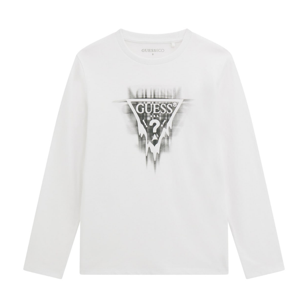 Guess - White Stylish Logo Top
