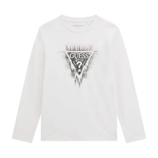 Guess - White Stylish Logo Top