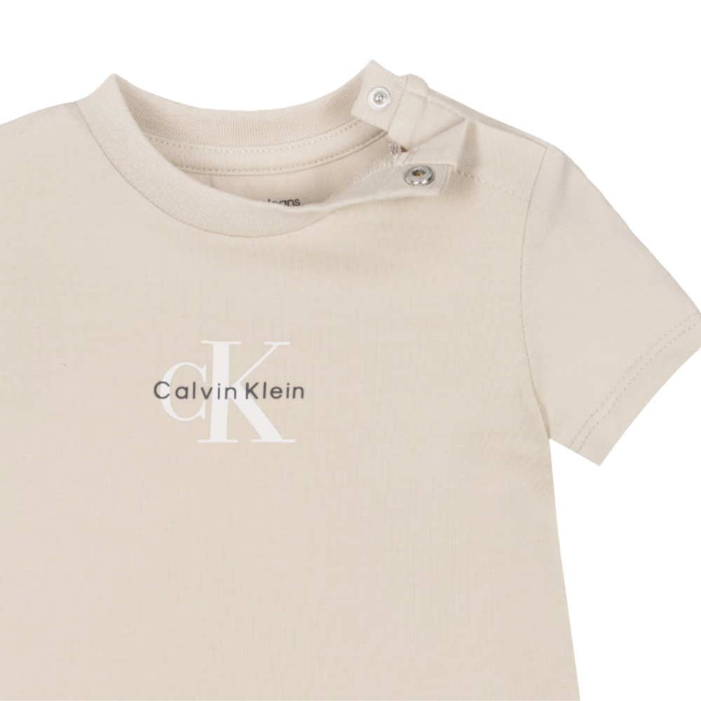 Calvin Klein - Beige Knit Short Set