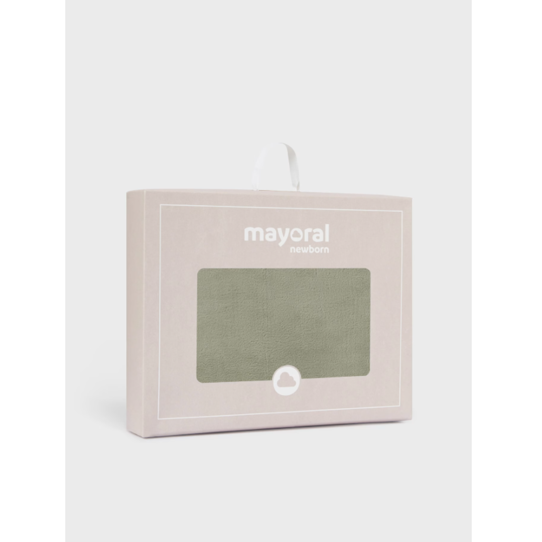 Mayoral - Baby Pom Pom Green Blanket