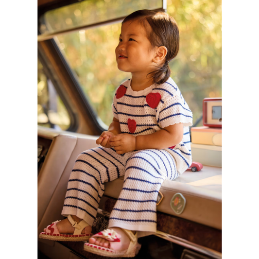 Mayoral - Knitted Summer Set with Hearts