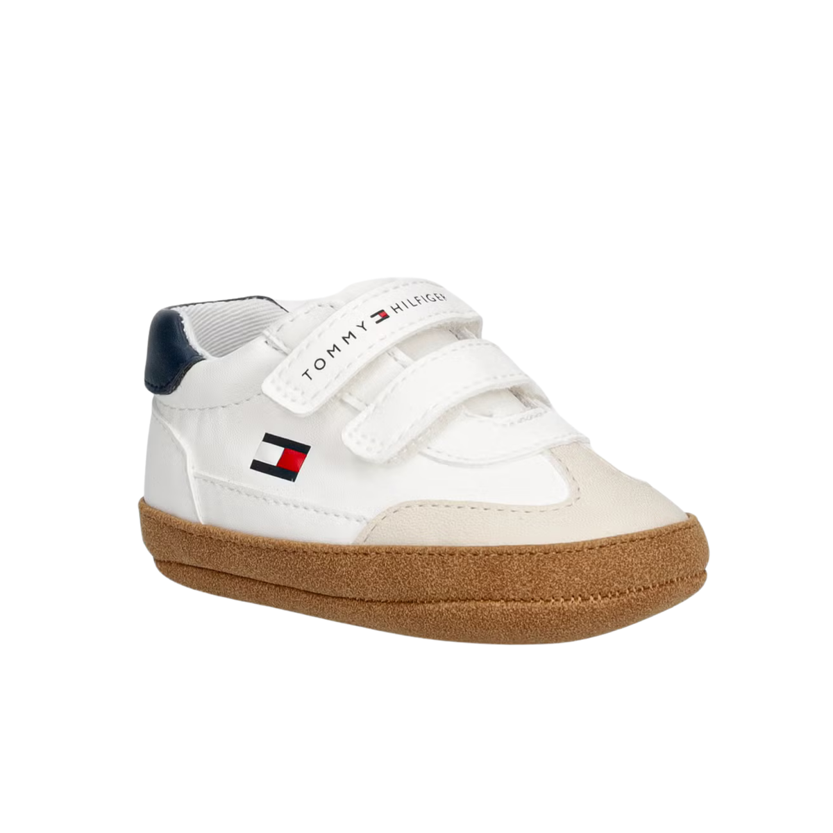 Tommy Hilfiger - White Soft Low Cut Velcro Sneaker