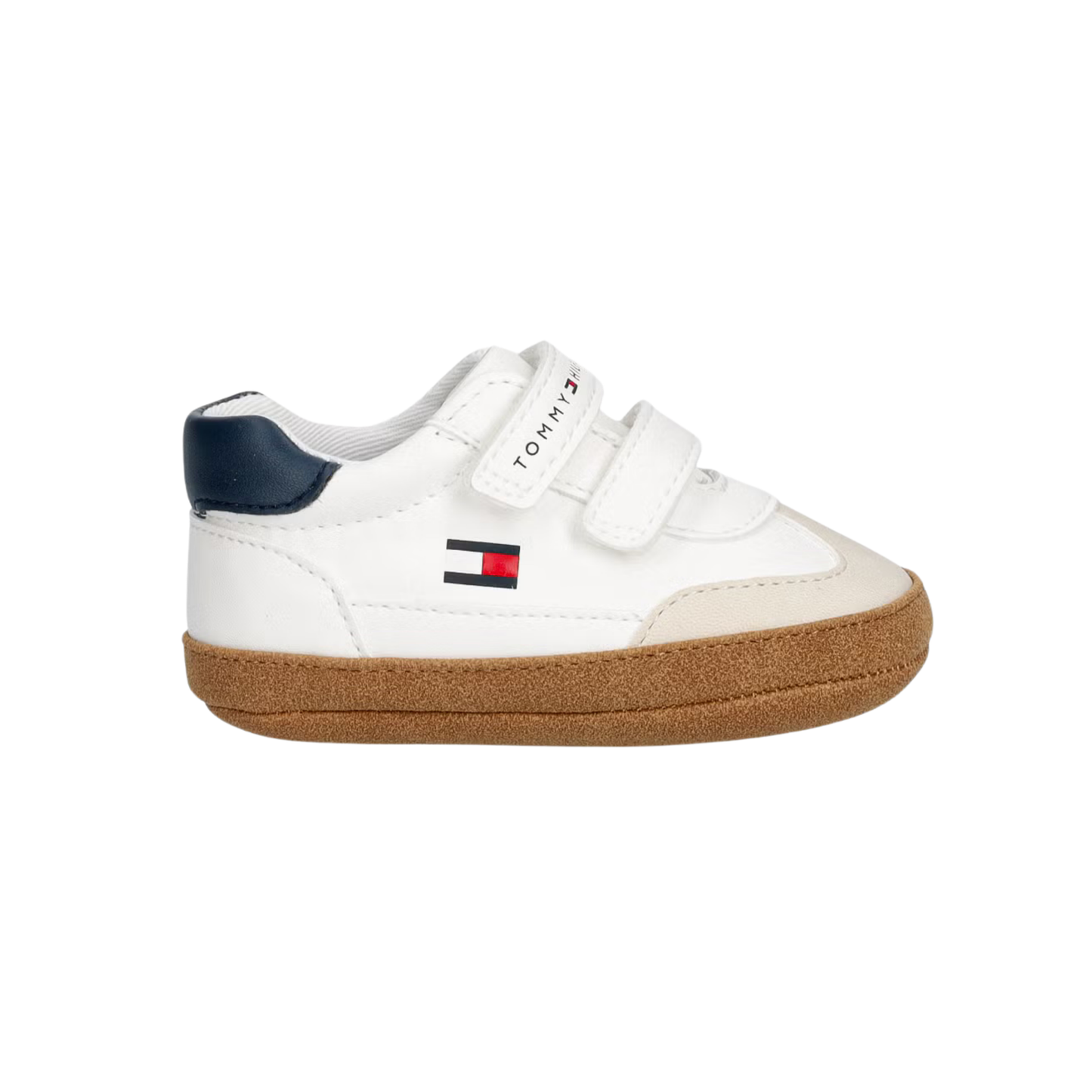 Tommy Hilfiger - White Soft Low Cut Velcro Sneaker