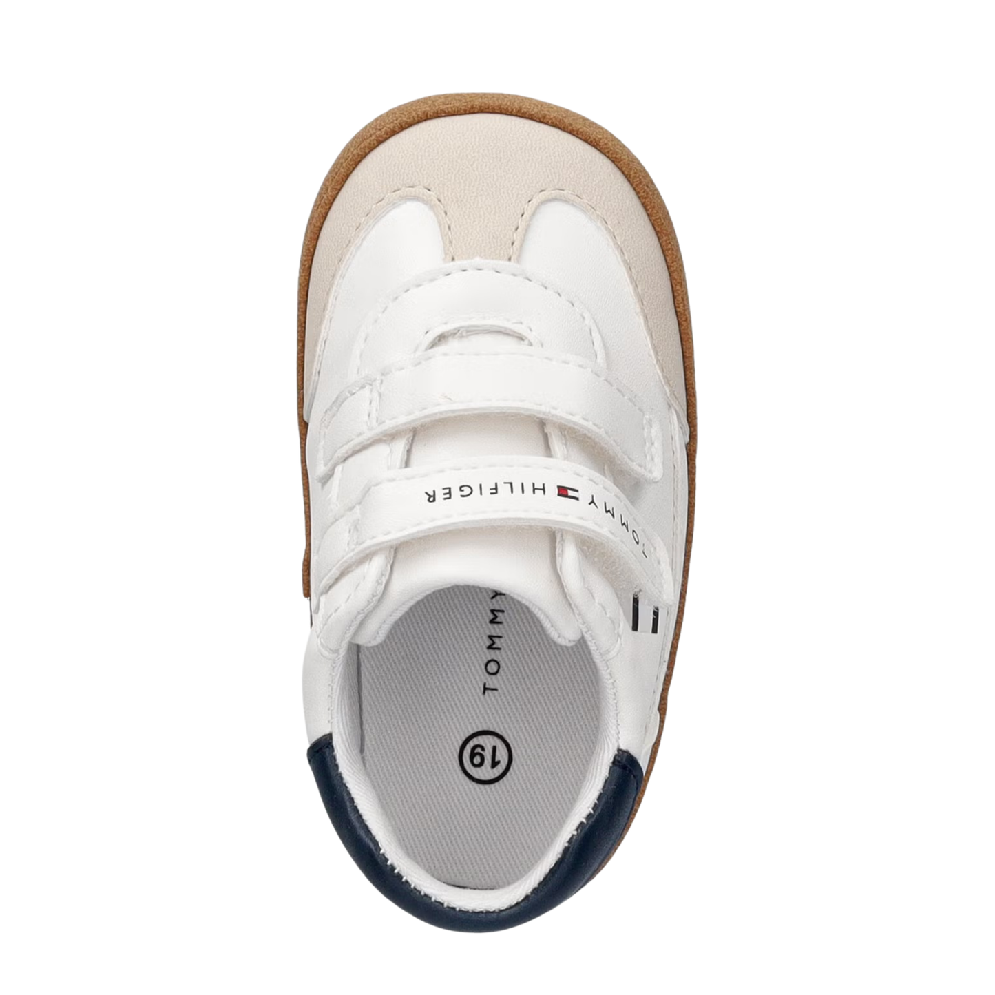 Tommy Hilfiger - White Soft Low Cut Velcro Sneaker