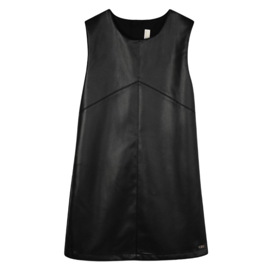 Michael Kors - Sleeveless Mini Leather Dress
