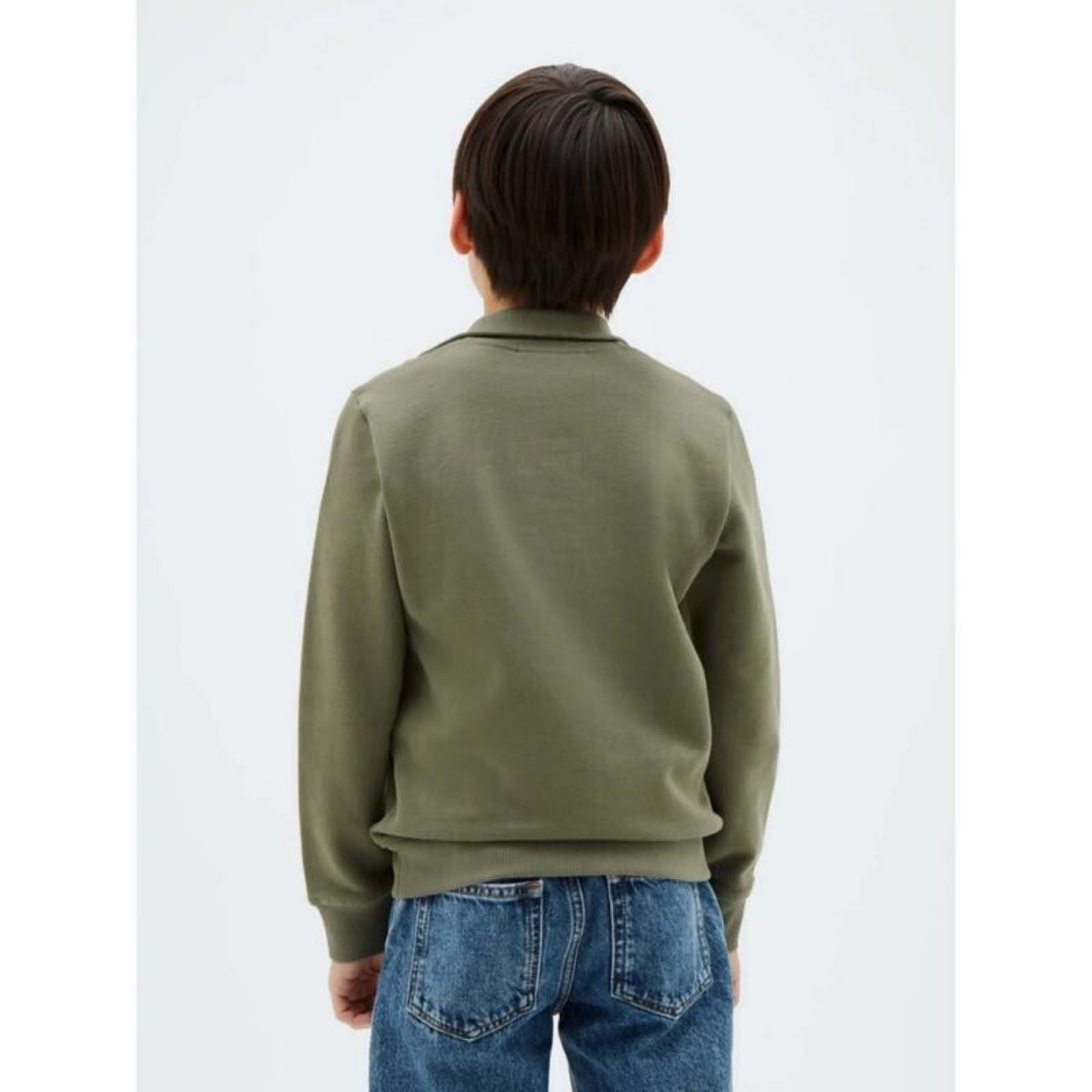 Calvin Klein - Khaki Zipped Sweatshirt