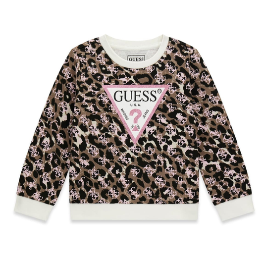 Guess - Leopard Logo Sweatshirt