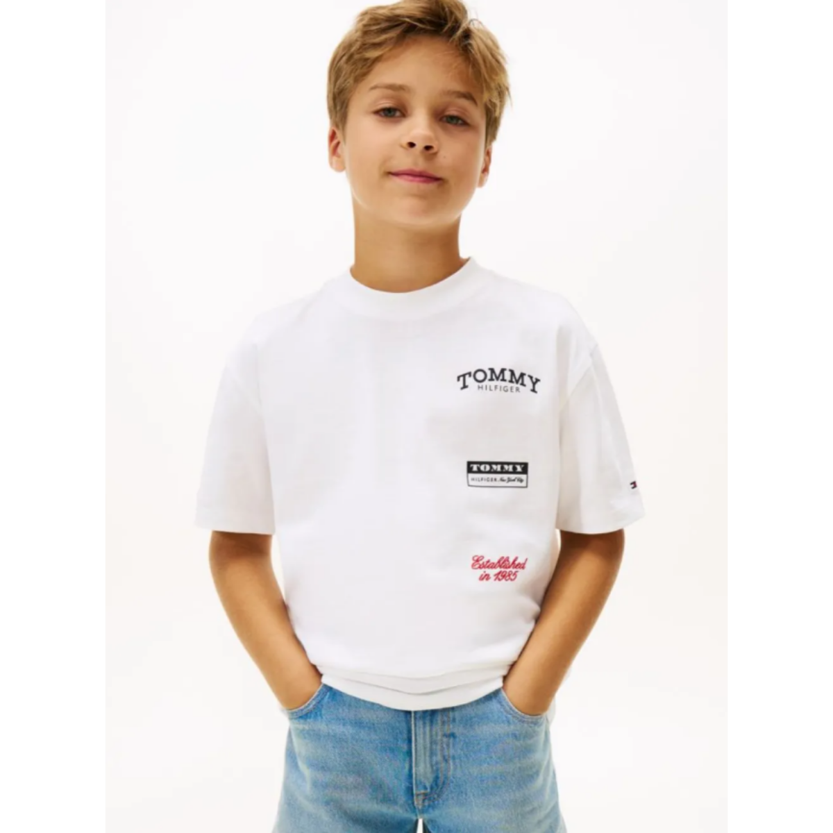 Tommy Hilfiger - White Multiprint Top