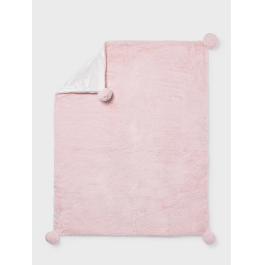 Mayoral - Baby Pom Pom Pink Blanket