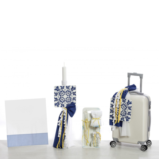 Έτοιμο Πακέτο Βάπτισης - Blue Tiles (2437)