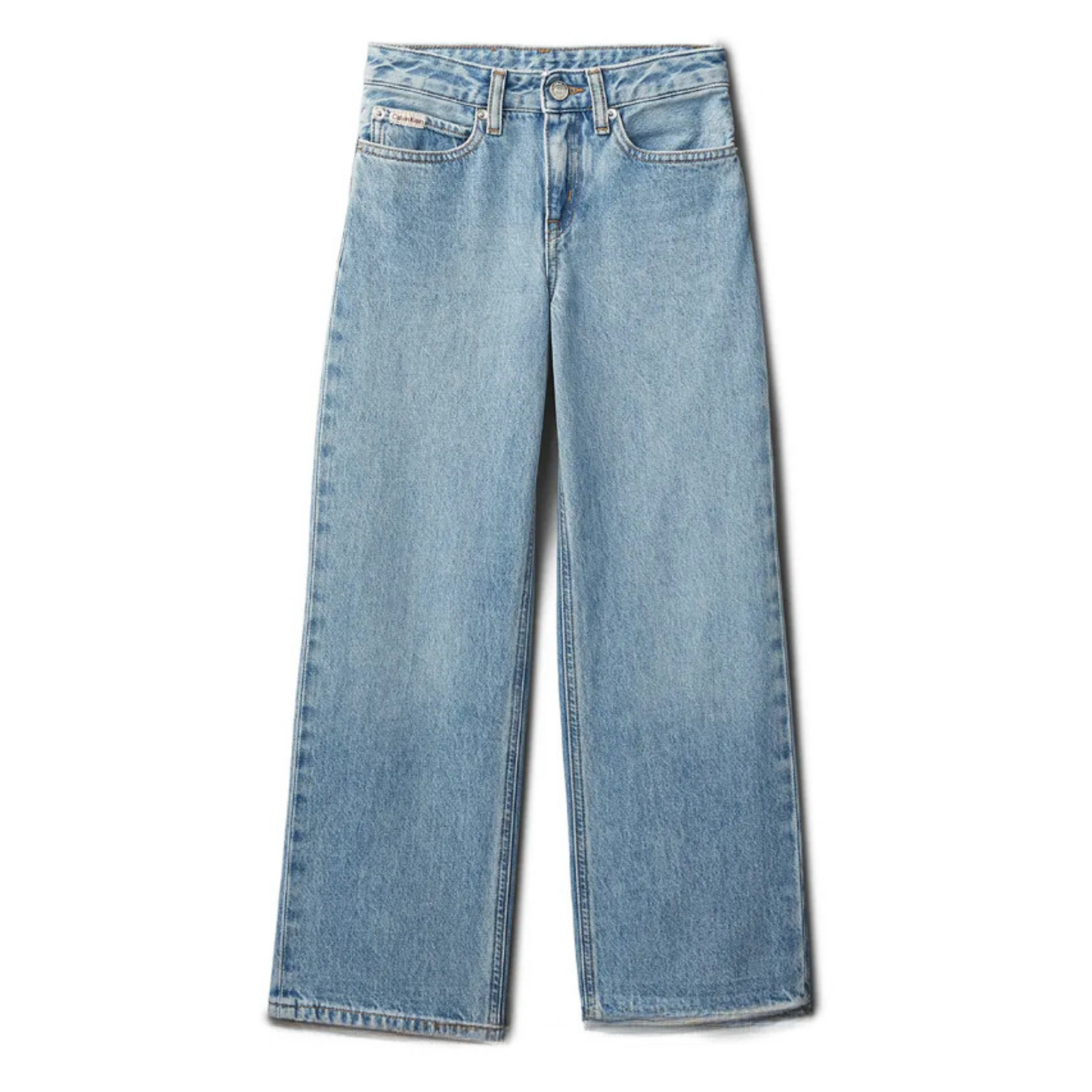 Calvin Klein - Wide Leg Bleach out Wash Jeans