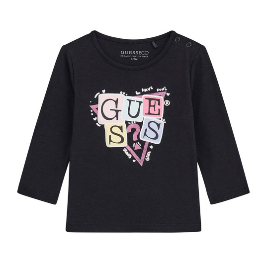 Guess - Triangle Logo Black Top