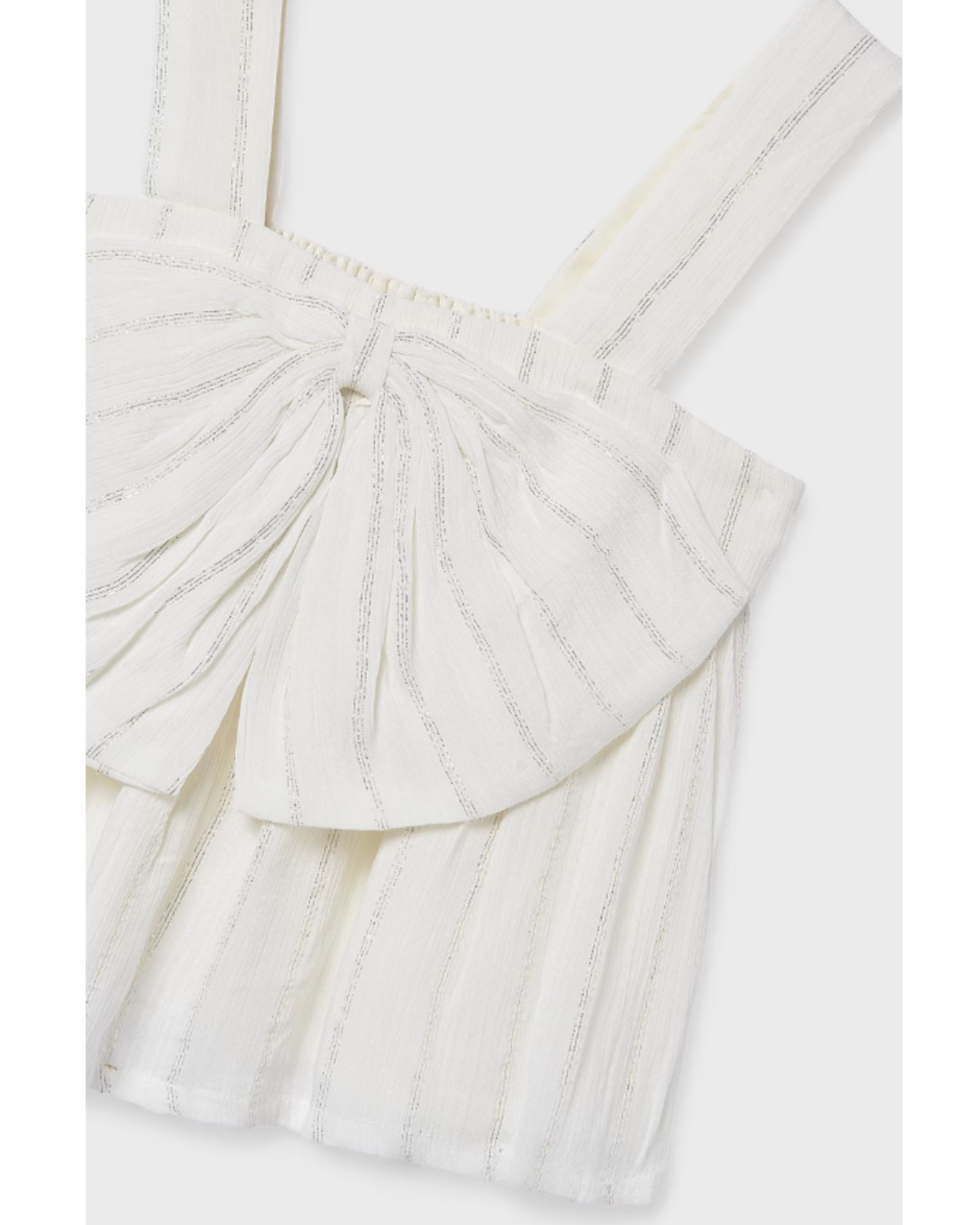 Mayoral - White Bow Set with Skort