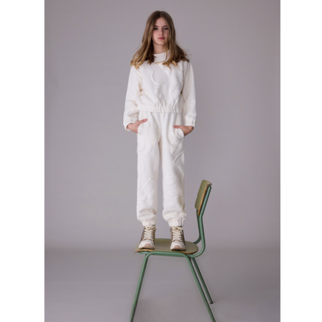 Mayoral - Guilted White Tracksuit