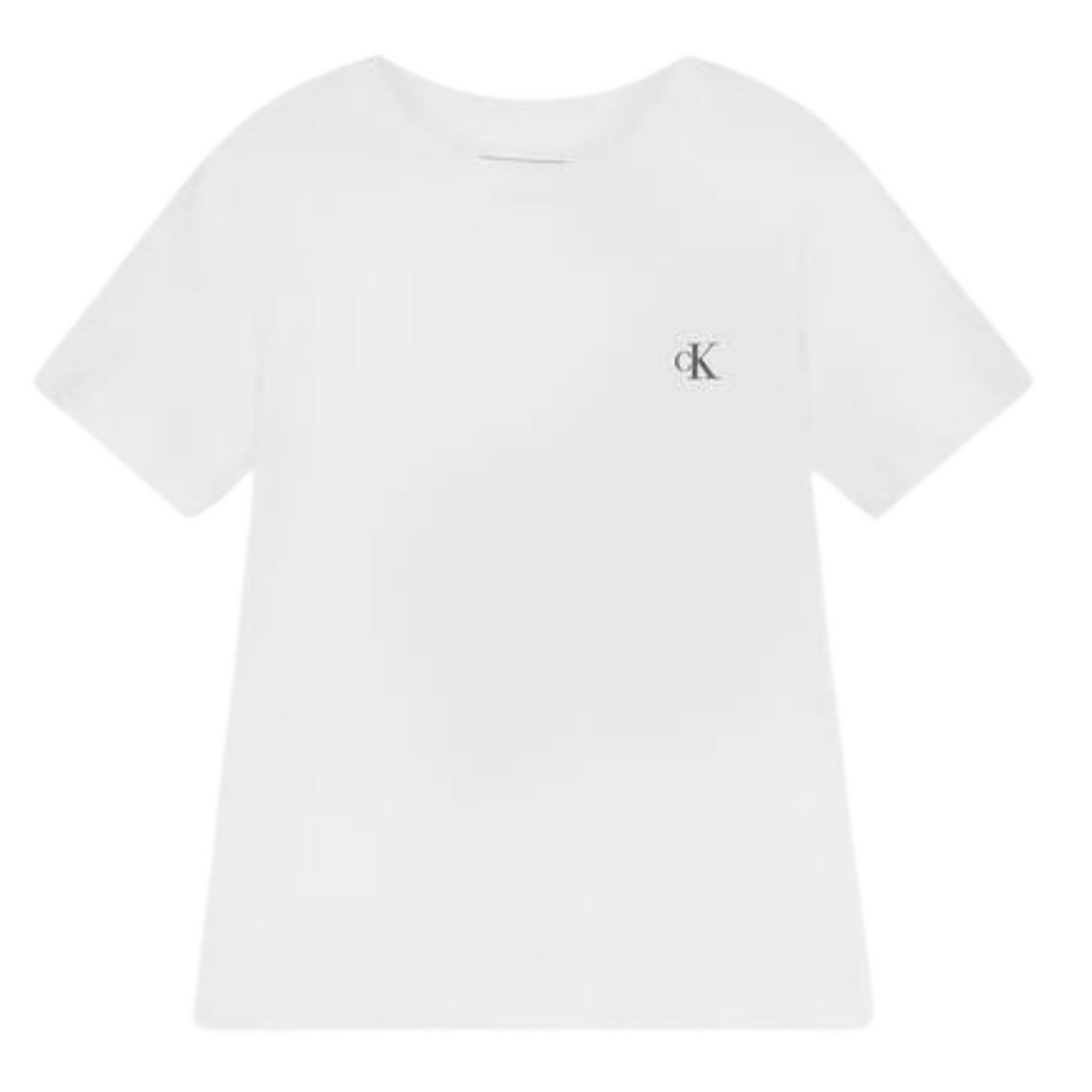 Calvin Klein - White Unisex Small Logo Top