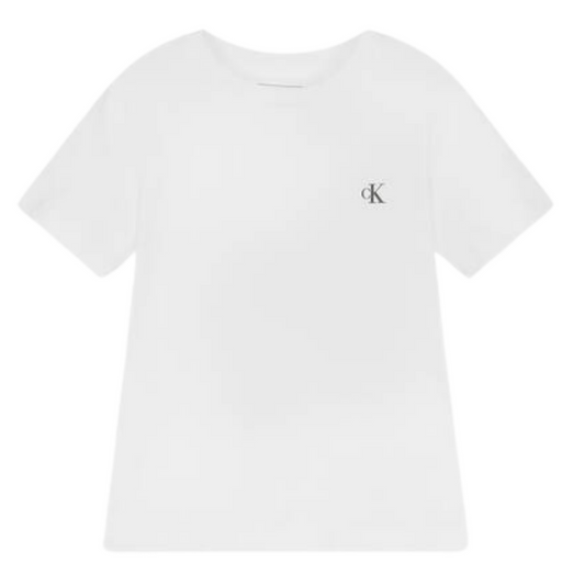 Calvin Klein - White Unisex Small Logo Top