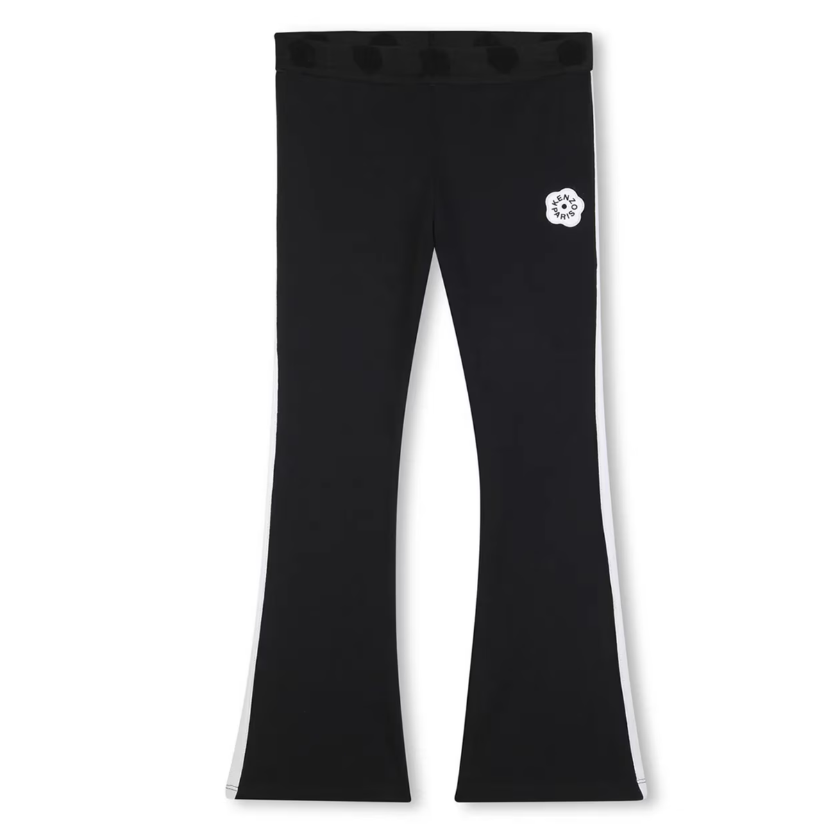 KENZO - Black Cotton Flare Legging