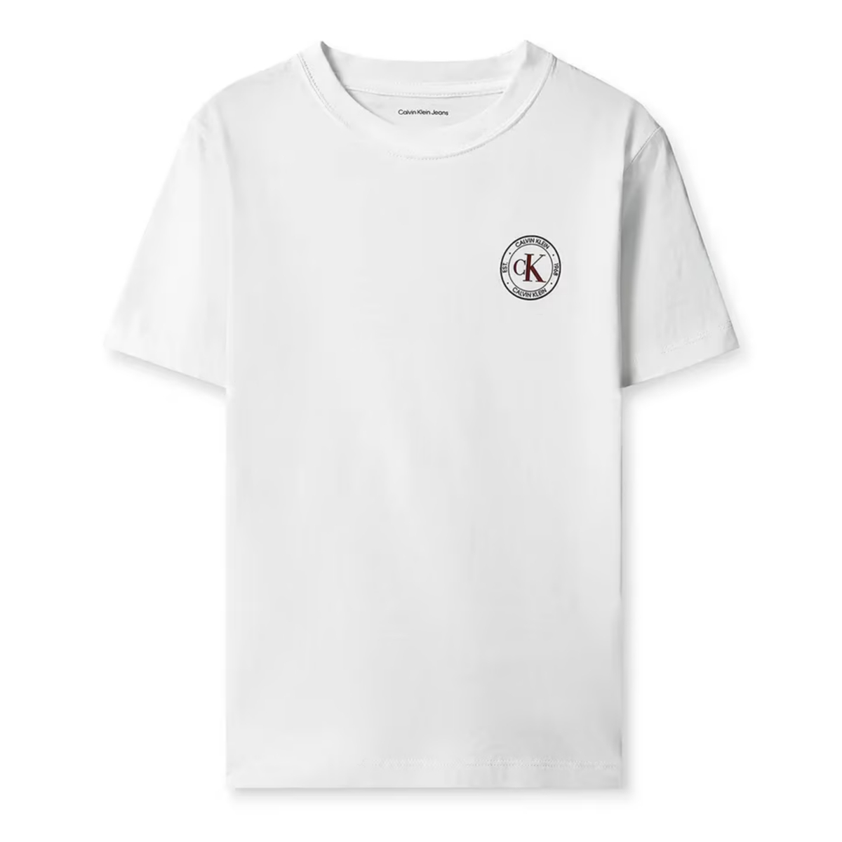 Calvin Klein - White Small Chest Circle Top