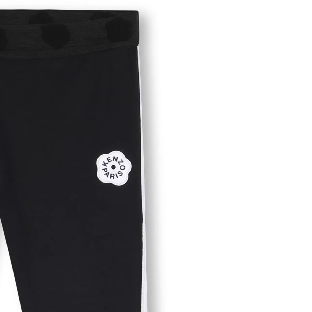 KENZO - Black Cotton Flare Legging