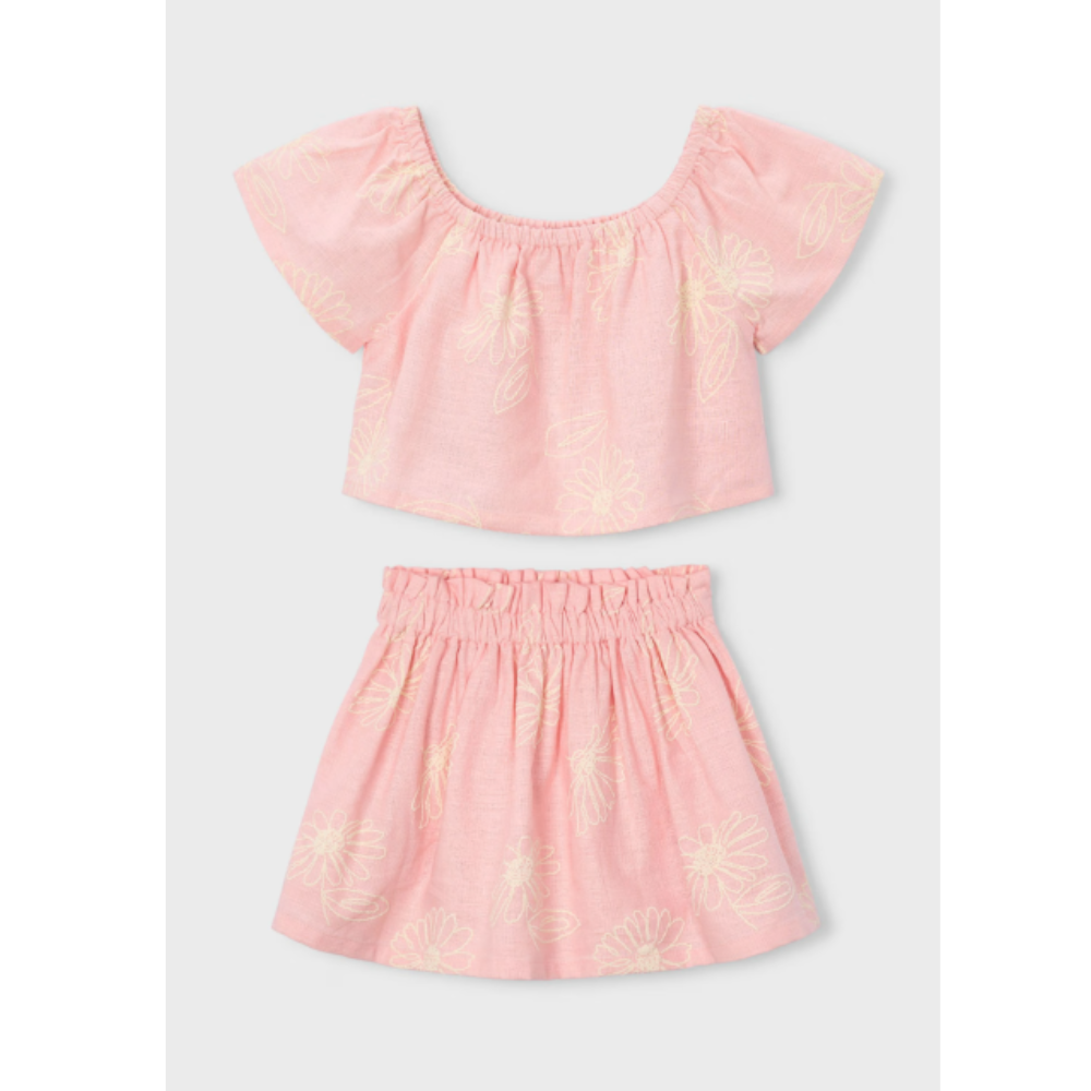 Mayoral - Linen Set with Skirt