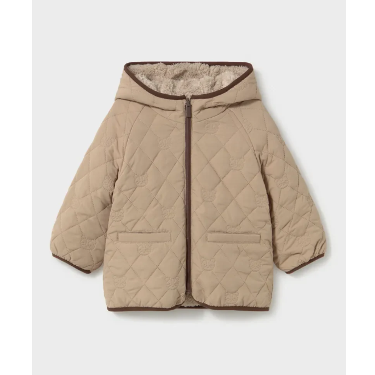 Mayoral - Two Sided Boys Camel Coat