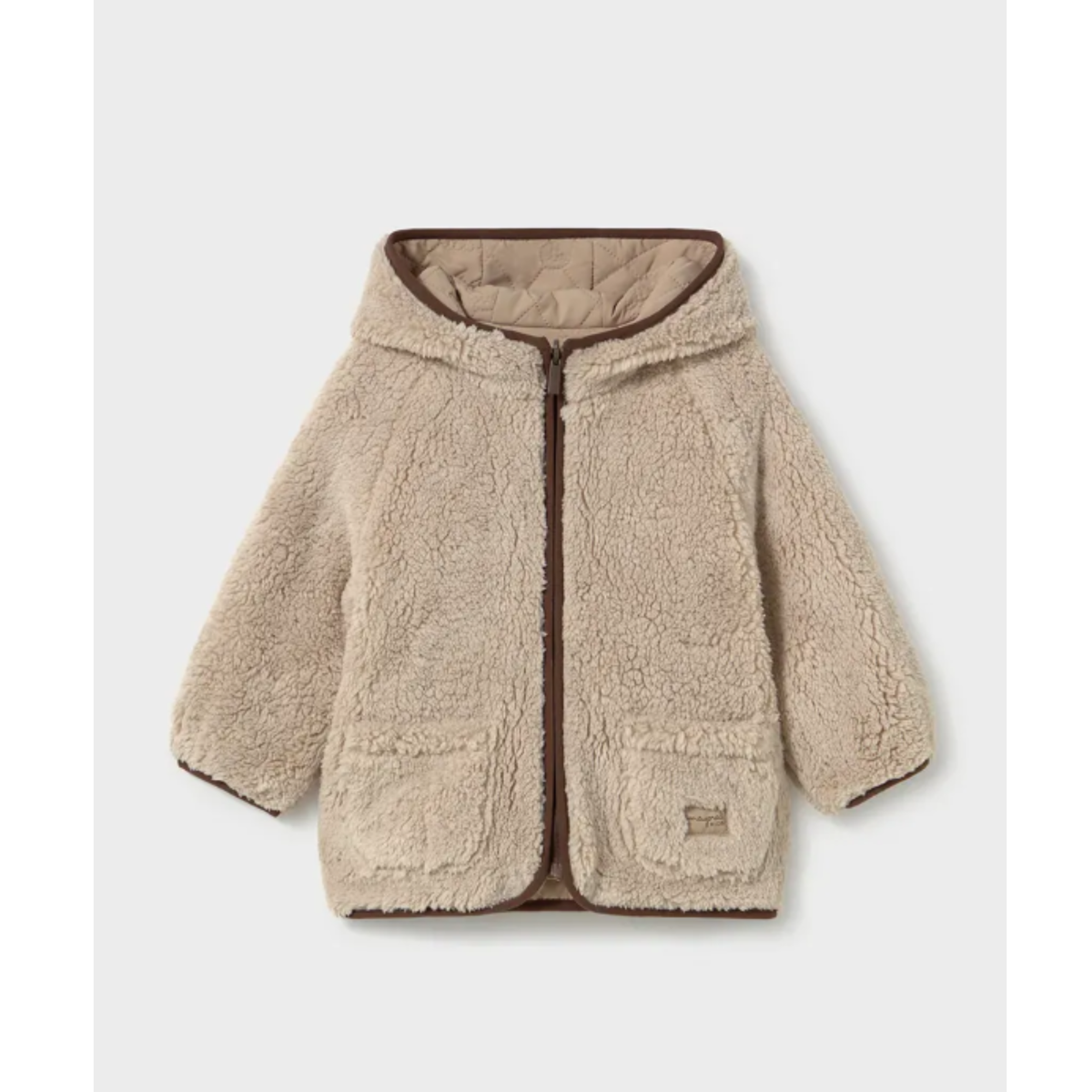 Mayoral - Two Sided Boys Camel Coat