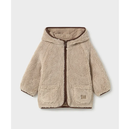 Mayoral - Two Sided Boys Camel Coat