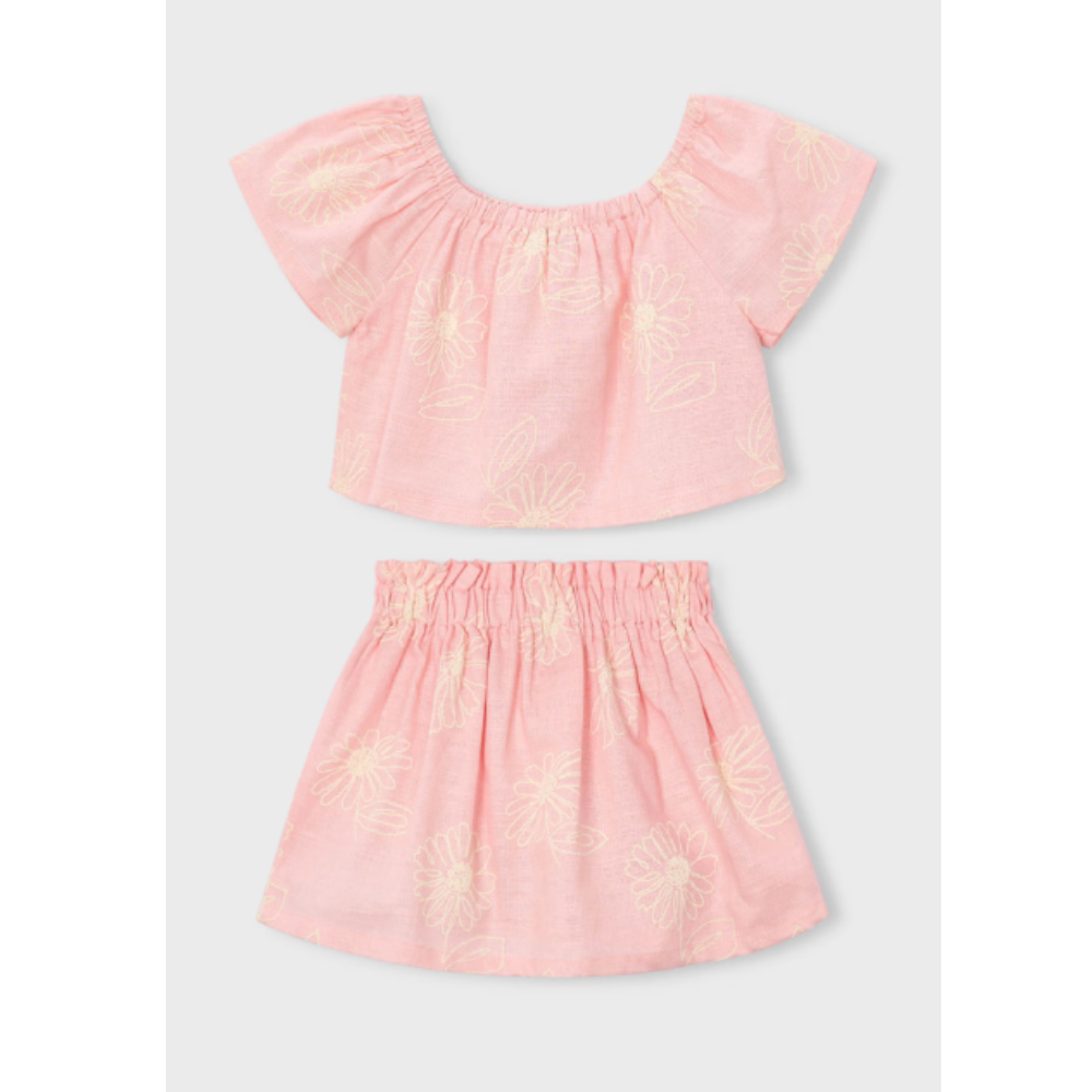 Mayoral - Linen Set with Skirt