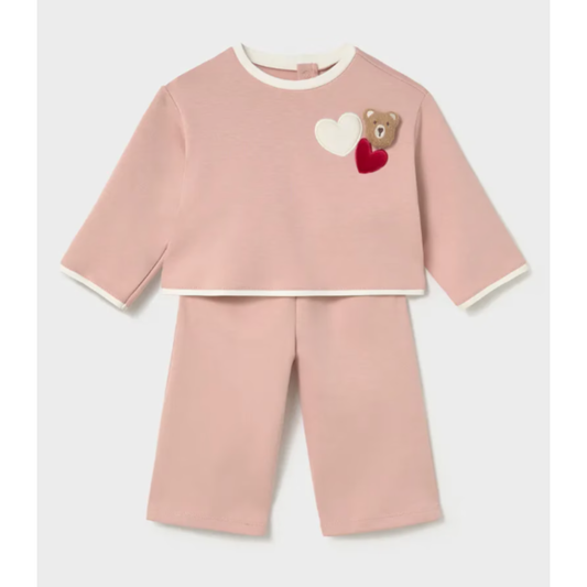 Mayoral - Pink Wide Leg Tracksuit