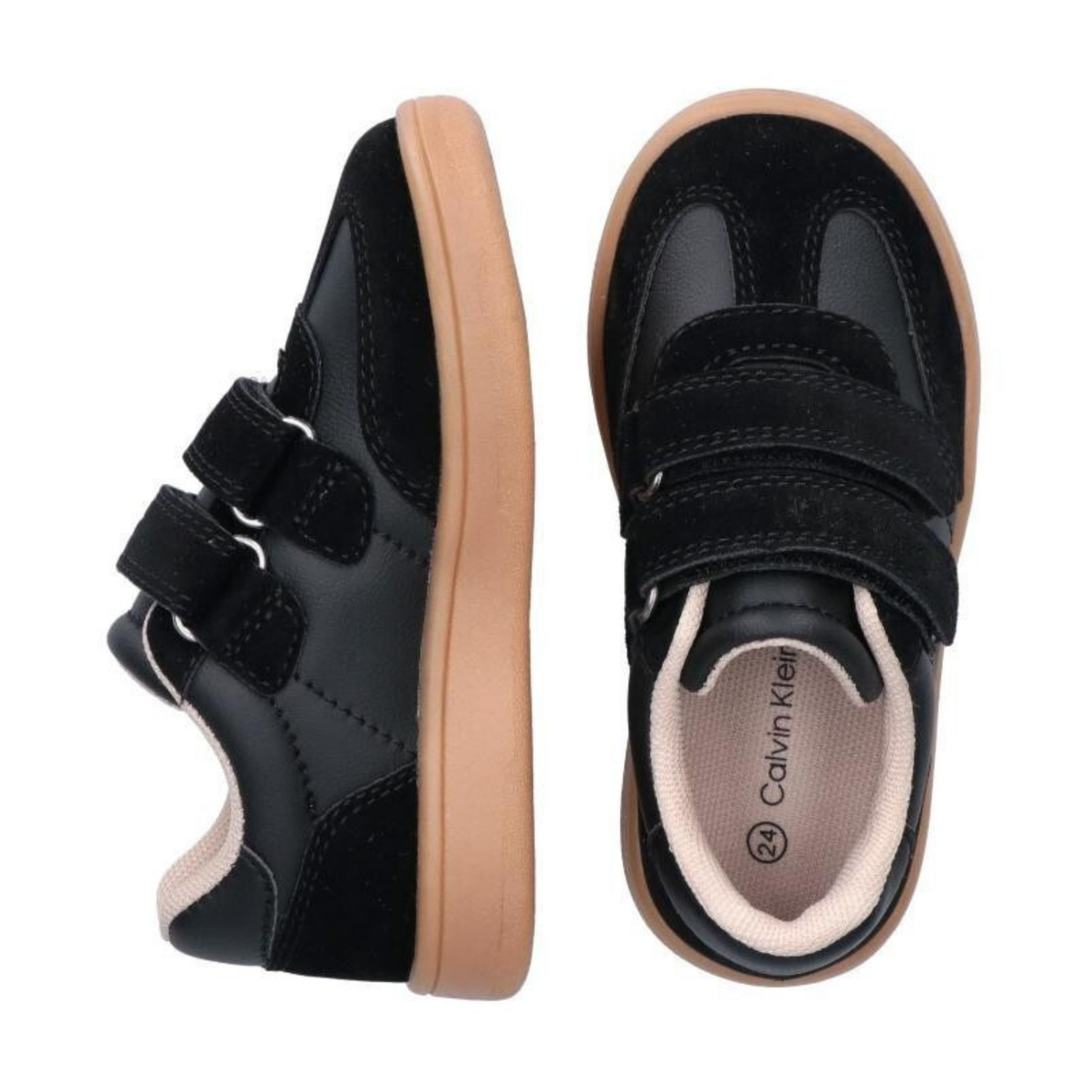 Calvin Klein - Black Low Cut Velcro Sneaker