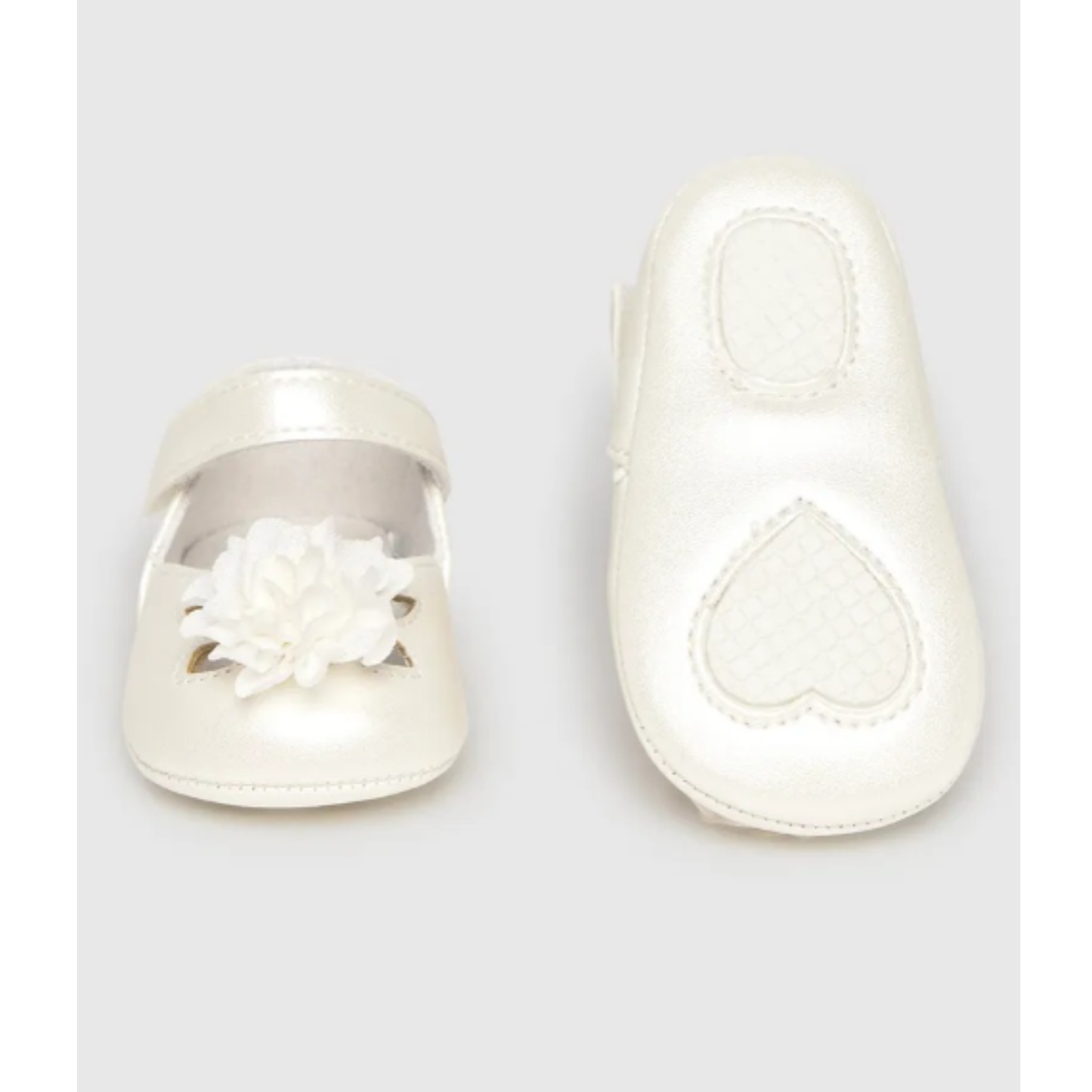 Mayoral - White Soft Shoes with Flower