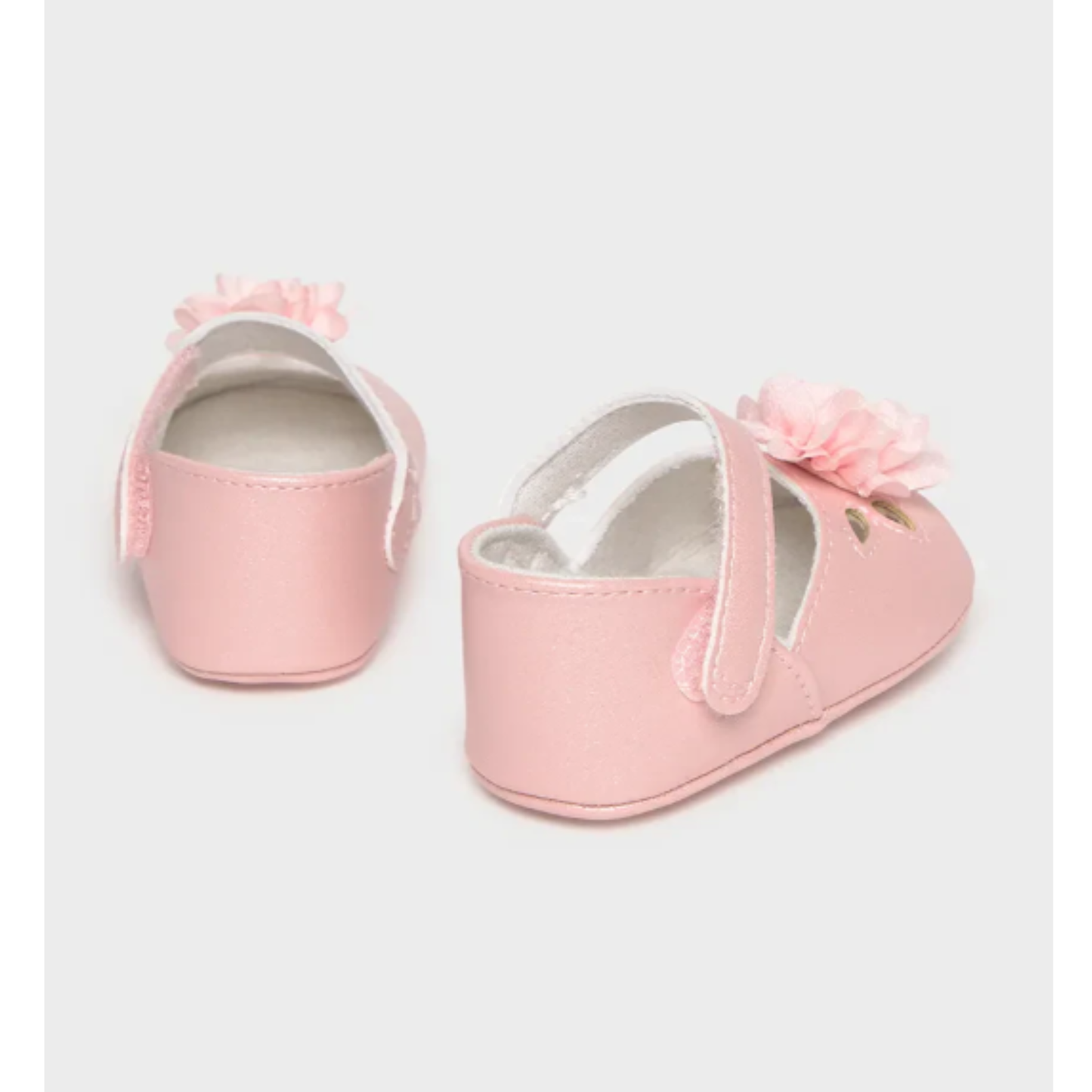 Mayoral - Pink Soft Shoes with Flower