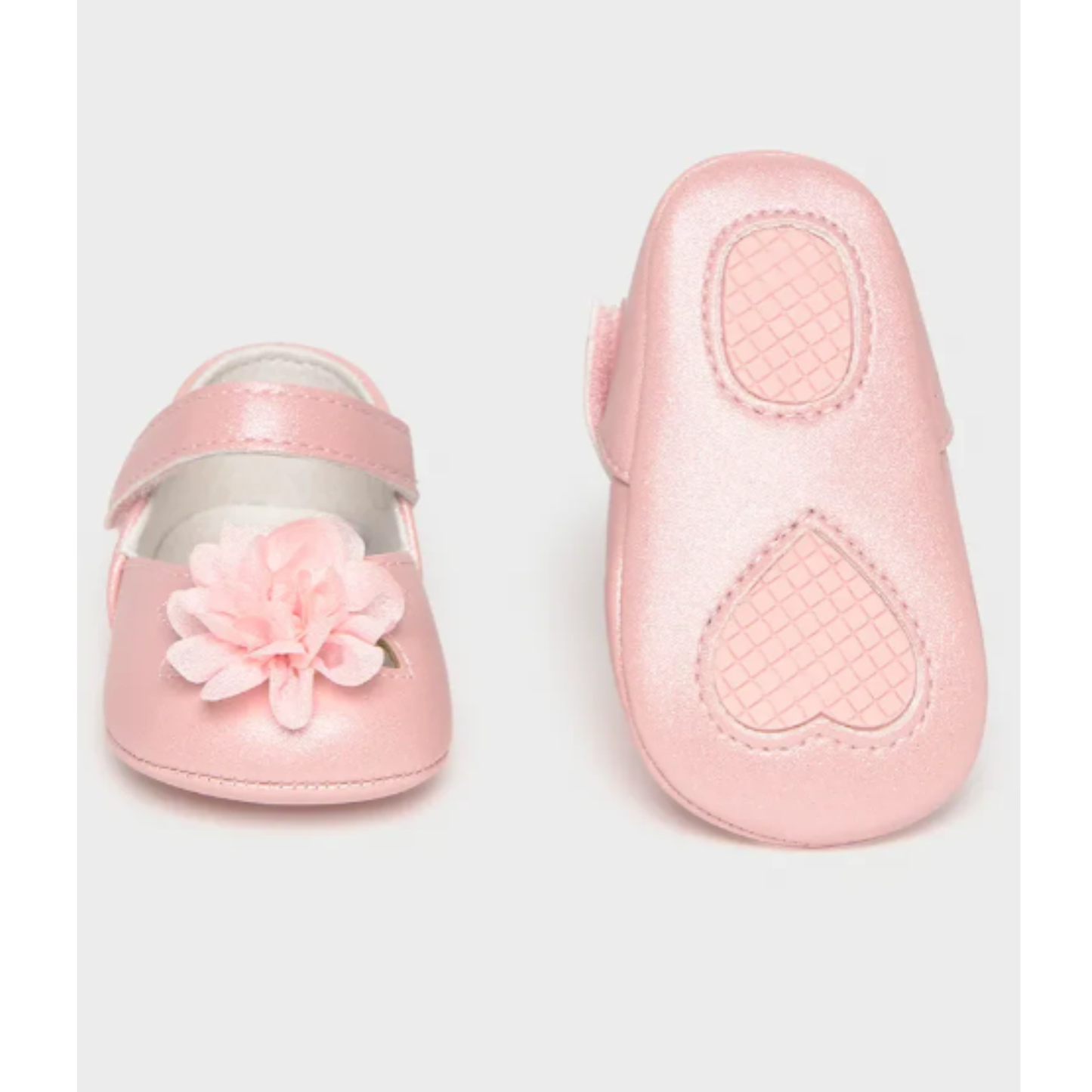 Mayoral - Pink Soft Shoes with Flower