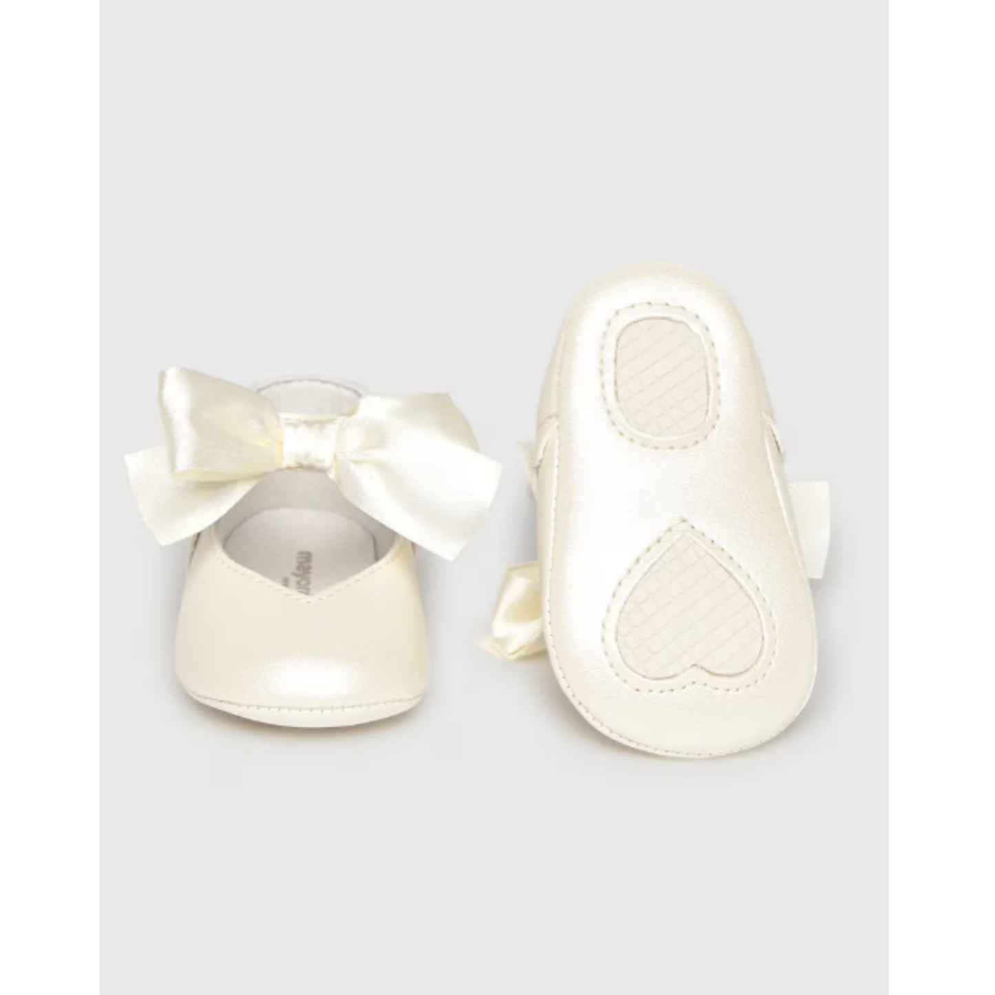 Mayoral - Beige Soft Shoes with Bow