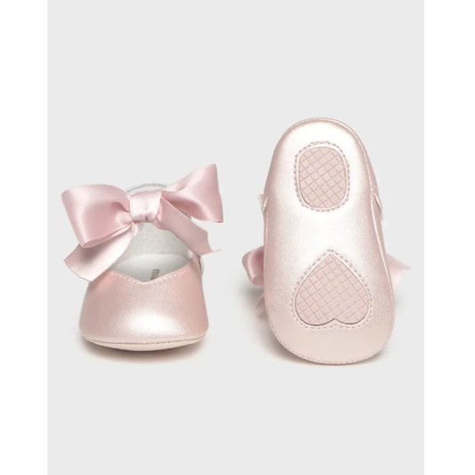 Mayoral - Pink Soft Shoes with Bow