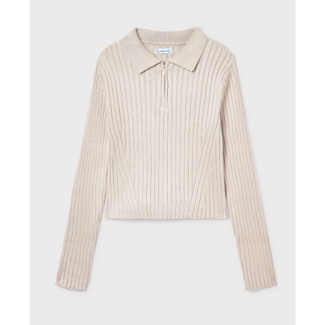 Mayoral - Beige Girls Jumper