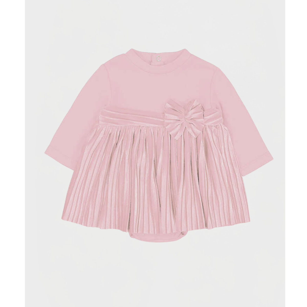Mayoral - Pink Baby Girls Velvet Dress