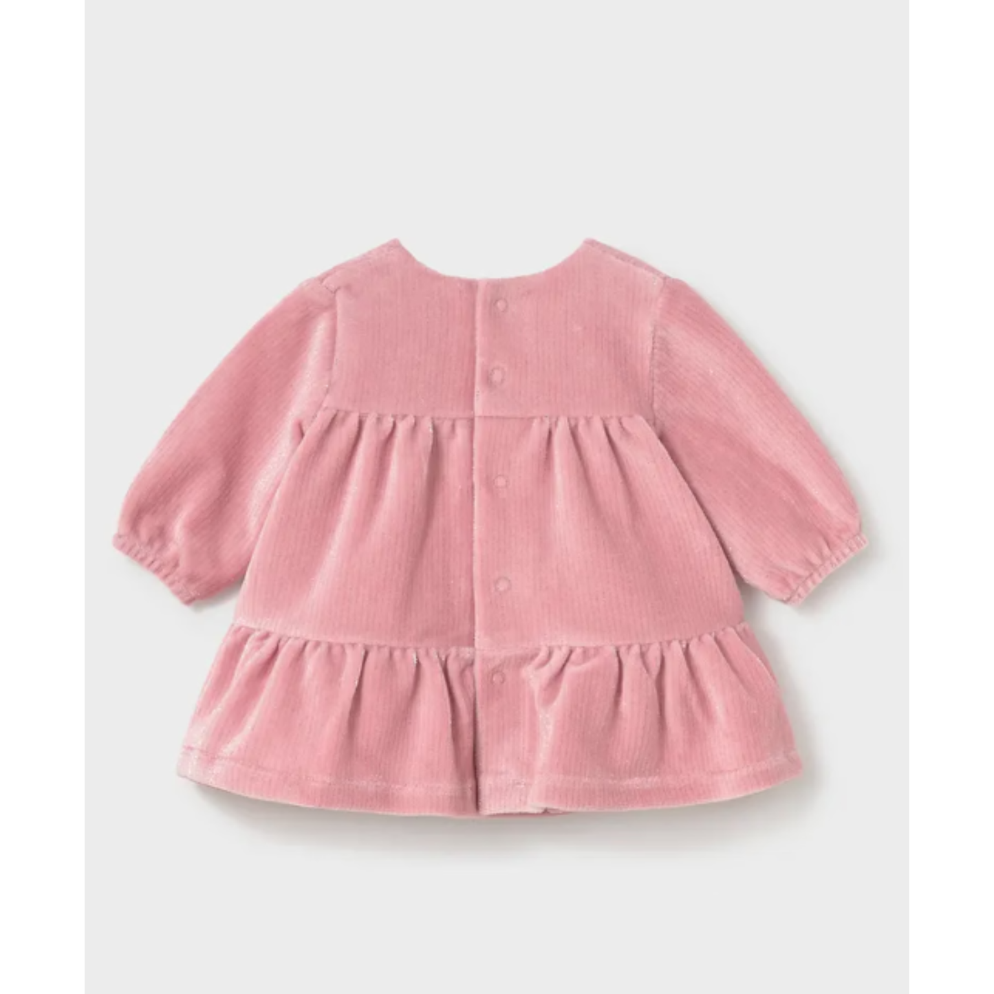 Mayoral - Pink Girls Velvet Formal Dress
